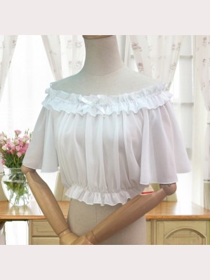 Lolita Ruffle Sleeve Cropped blouse